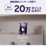 楽天ポイント20万ポイント山分けが当たる!楽天市場×花王のプレゼントキャンペーン