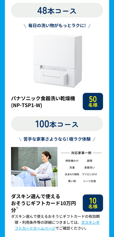 アサヒ飲料 ラク実感キャンペーン第1弾 賞品2