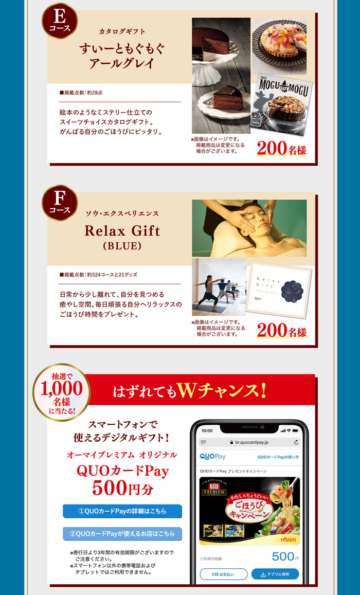 ニップン わたしにちょうどいい ごほうびキャンペーン賞品3