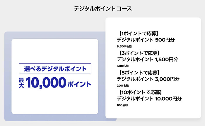 デジタルポイントコース