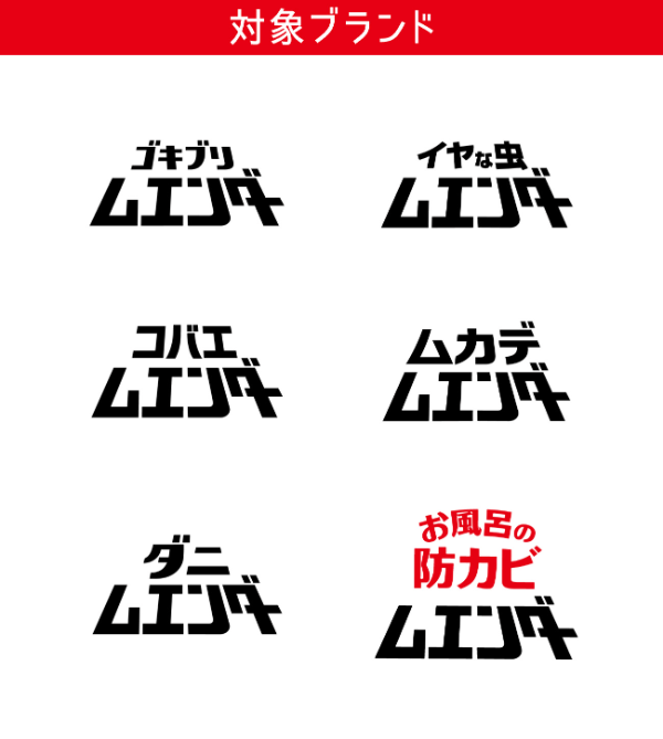 ムエンダーシリーズ 対象ブランド
