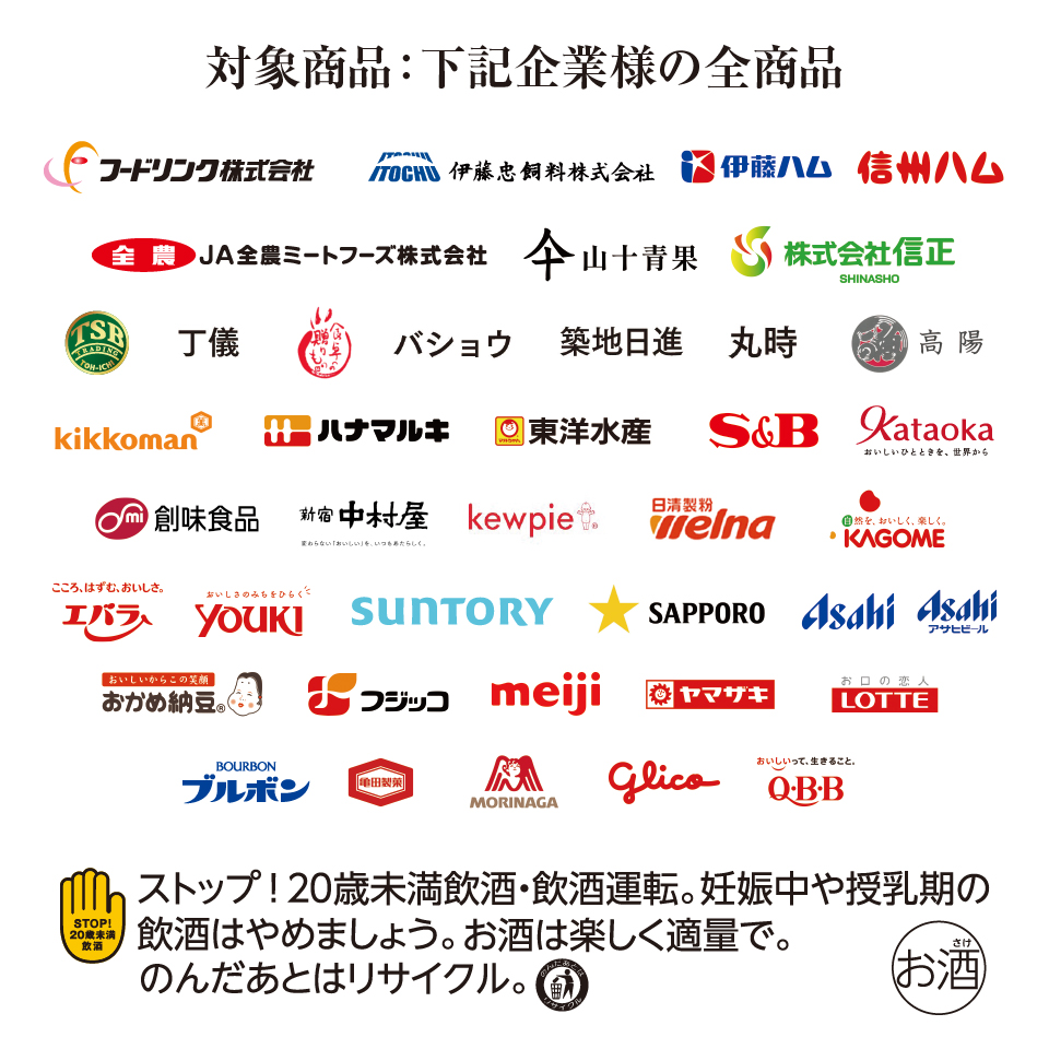 対象メーカー 全商品