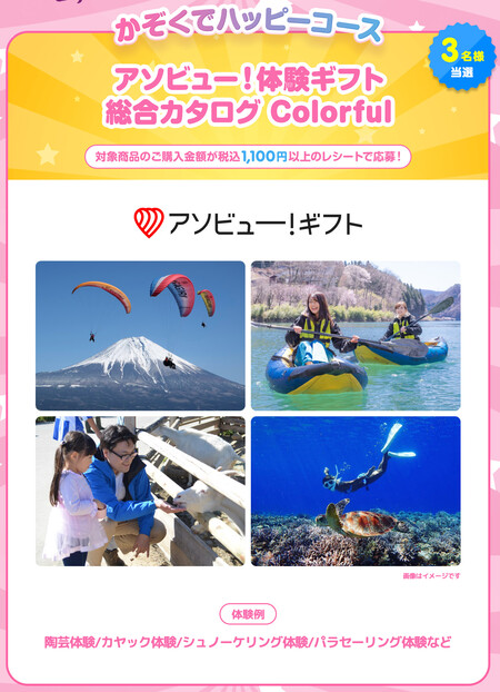 アソビュー！体験ギフト