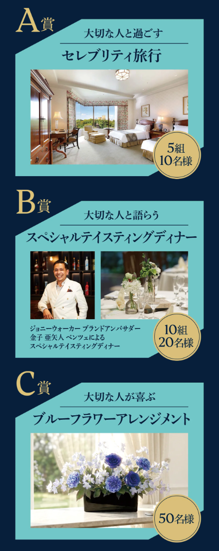セレブリティ旅行、スペシャルテイスティングディナーなど