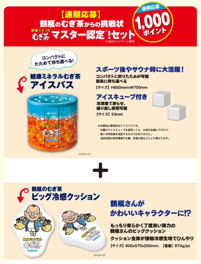 通期で応募できる！賞品