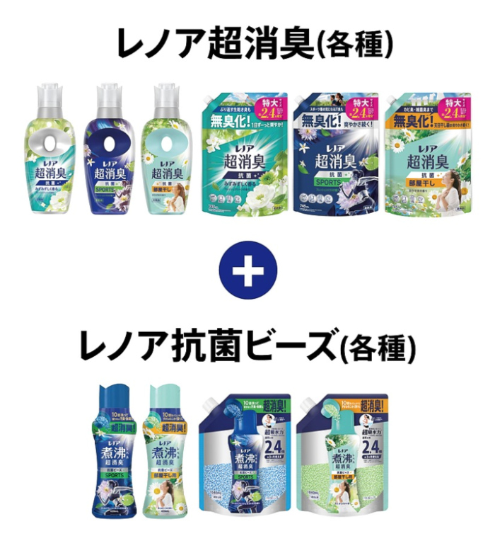 レノア超消臭＋レノア抗菌ビーズ