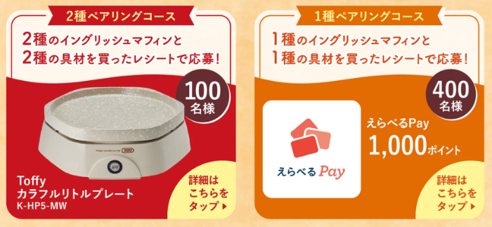 Toffy カラフルリトルプレート、えらべるPay1,000ポイント
