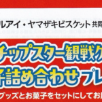 マルアイ×ヤマザキビスケット チップスター観戦グッズ&お菓子詰め合わせプレゼント