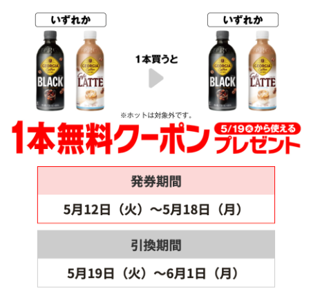 セブン−イレブンプライチ商品(5/18迄)