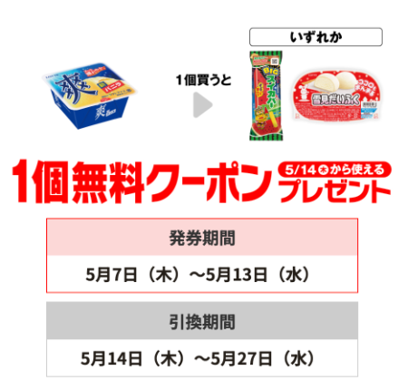 セブン−イレブンプライチ商品2(5/13迄)