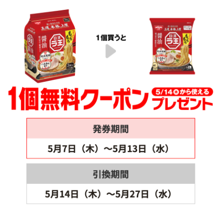 セブン−イレブンプライチ商品5(5/13迄)