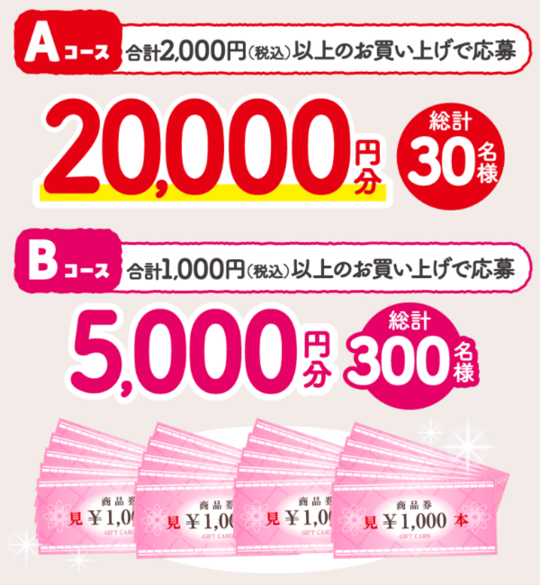ニチリウグループ商品券 or ポイント最大2万円分