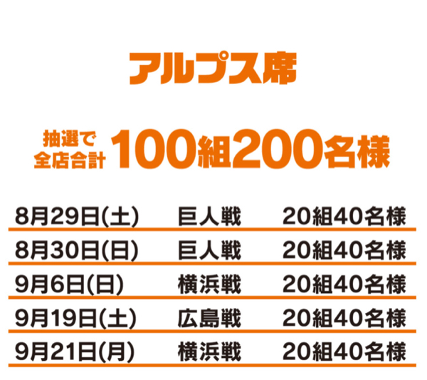 阪神タイガース観戦チケット3