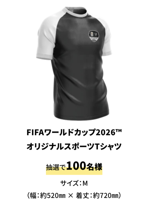えらべるPay最大5万円、FIFAワールドカップ2026グッズ