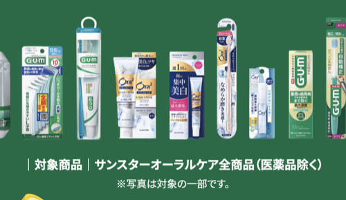 サンスターオーラルケア商品