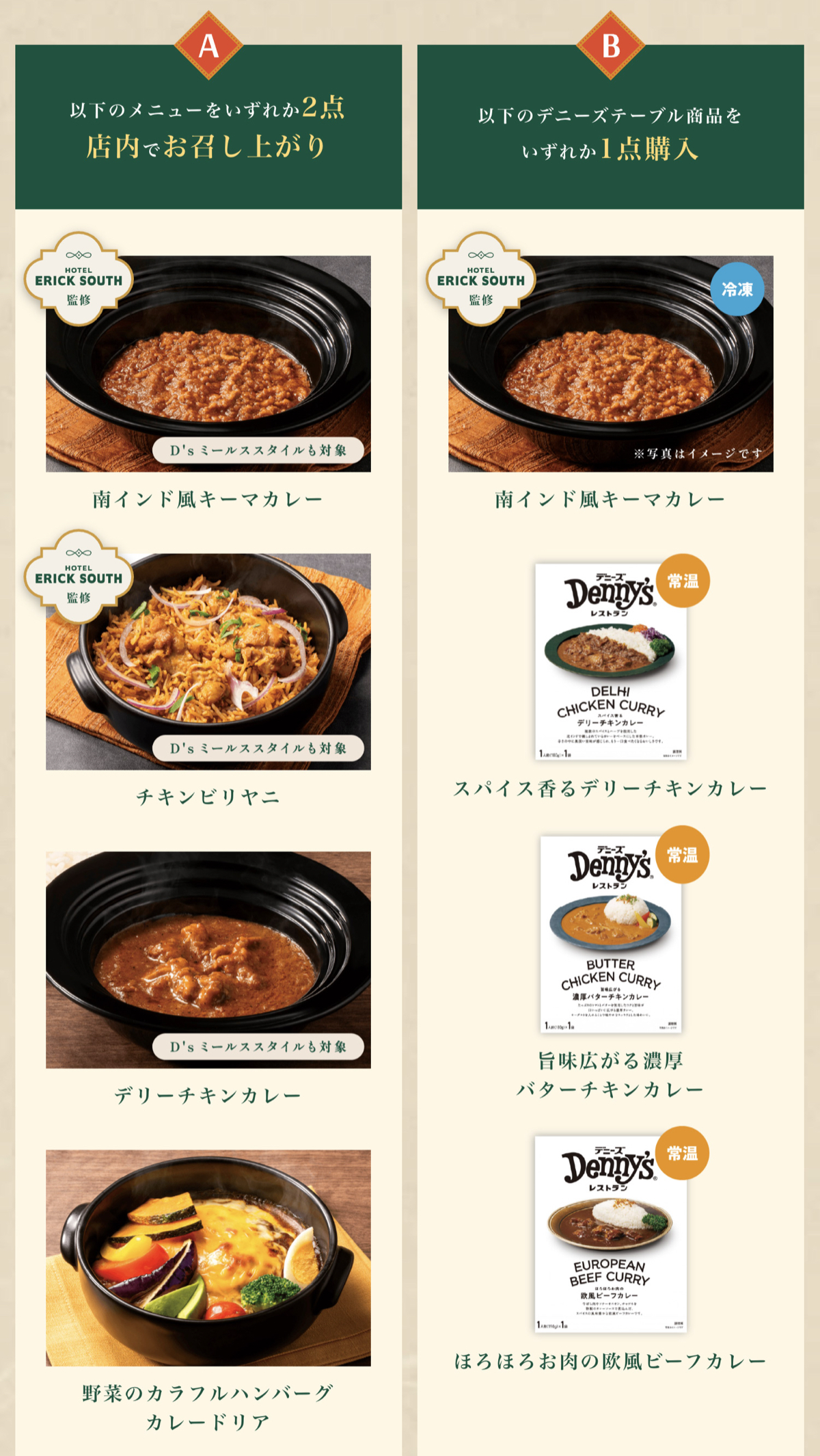 カレー 対象商品
