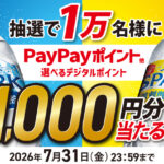 サントリー サントリー天然水SPARKLING抽選でデジタルポイントが当たる！キャンペーン