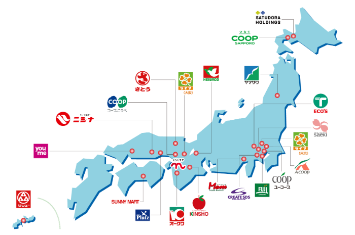 ニチリウグループ加盟店舗