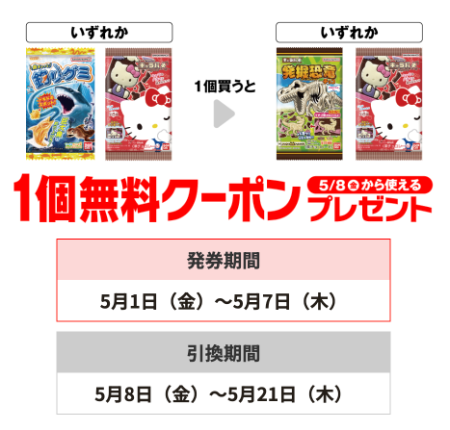 セブン−イレブンプライチ商品(5/7迄)