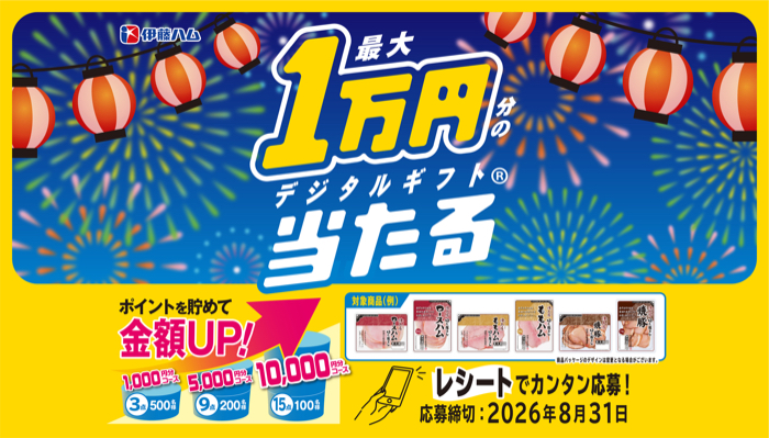 伊藤ハム 燻工房 燻工房で最大1万円分が当たる!キャンペーン