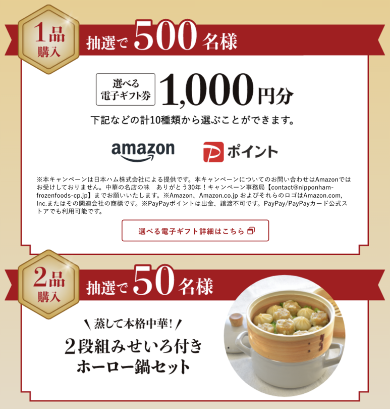 選べる電子ギフト券1,000円分、2段組みせいろ付きホーロー鍋セット