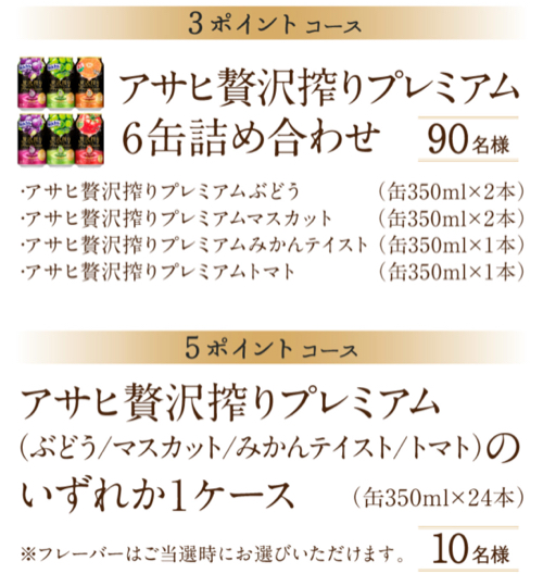 アサヒ贅沢搾りプレミアム1ケース、6缶詰合せ