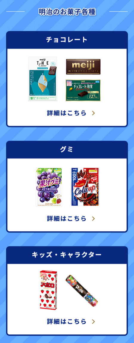 明治のお菓子