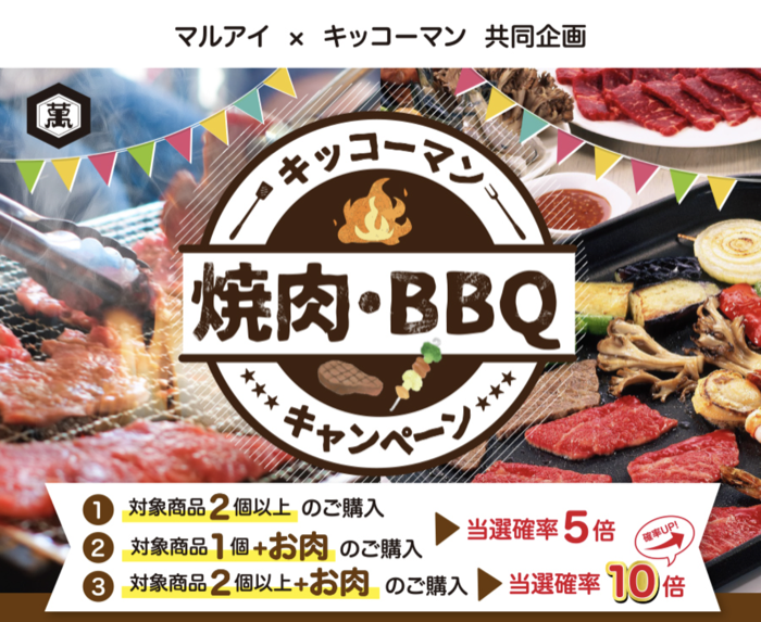 マルアイ×キッコーマン おうちごはん応援プロジェクト キッコーマン 焼肉・BBQキャンペーン