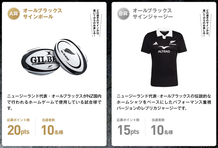 ラグビー日本代表　サインボール、サインジャージーなど２