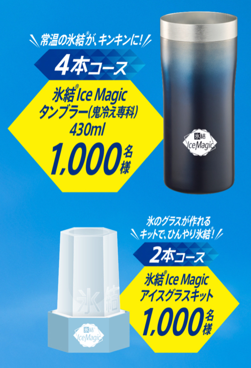 氷結 Ice Magic タンブラー、アイスグラスキット