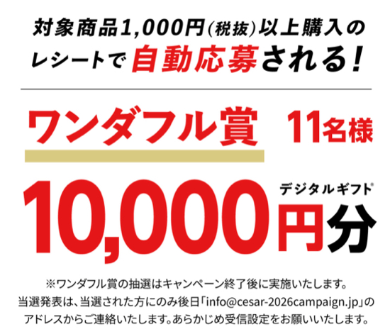 デジタルギフト最大1万円分2