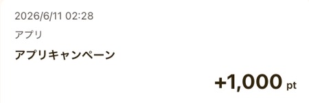 ポイント履歴