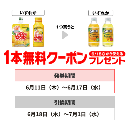 セブン−イレブンプライチ商品3（6/17・7/1迄）