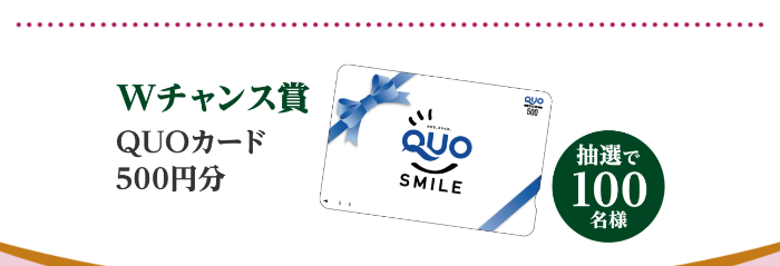 QUOカード500円分