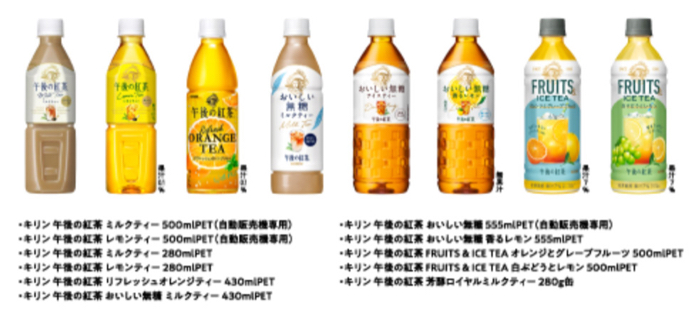 キリン 午後の紅茶 対象商品