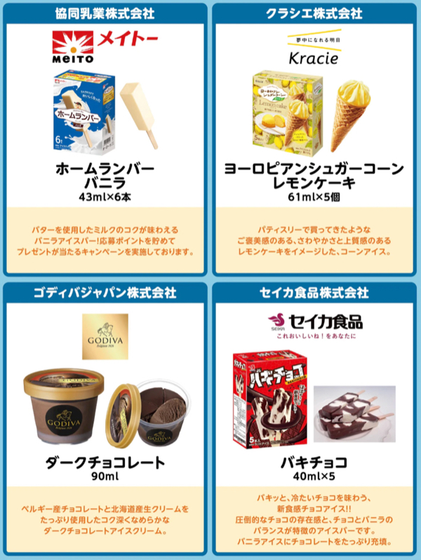 対象メーカーアイス全商品2