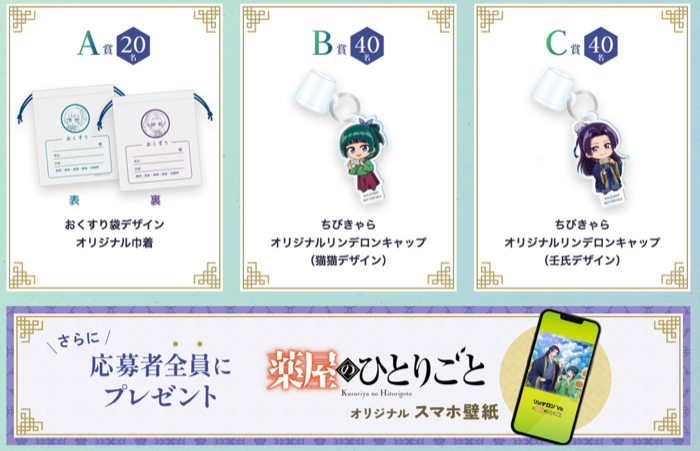 薬屋のひとりごとオリジナルグッズ