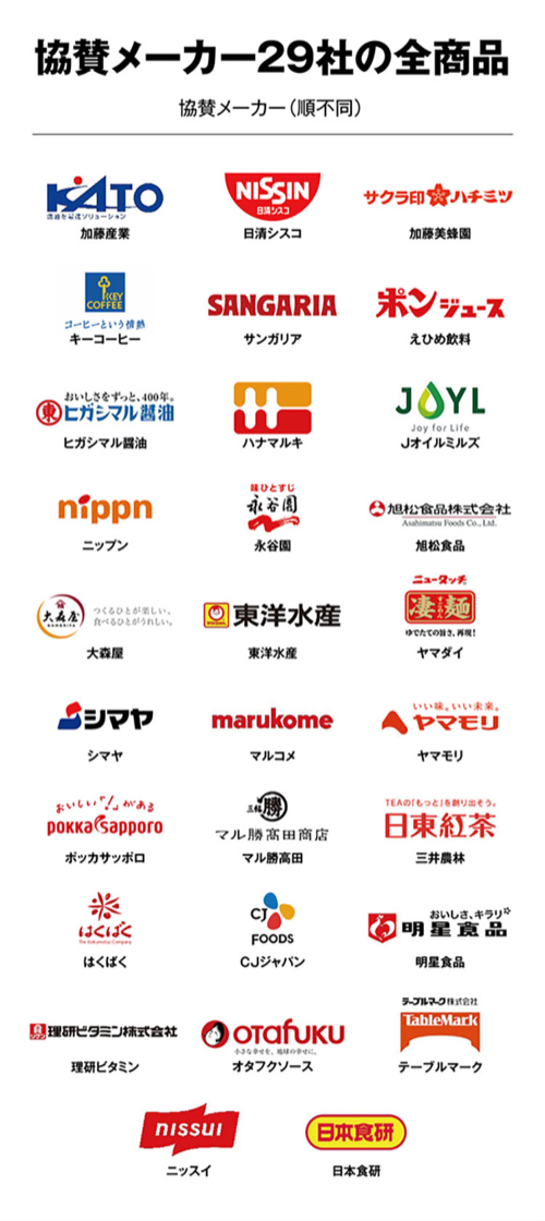 協賛メーカー商品
