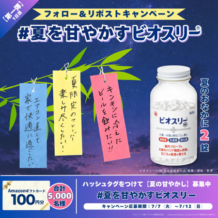 Amazonギフト券100円分がその場で当たるXキャンペーン