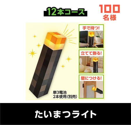 マインクラフトグッズ、えらべるPay100ポイント３
