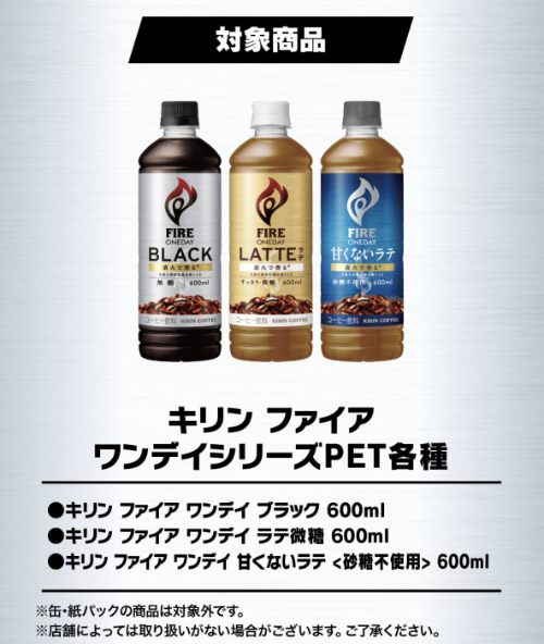 キリン ファイア ワンディ PET