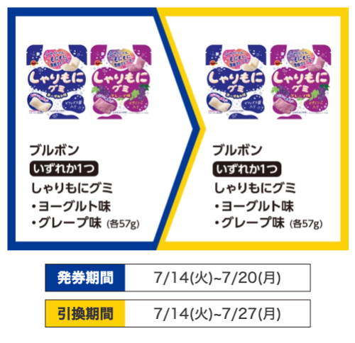 ミニストップ 1GETキャンペーン3(7/20・7/27迄)