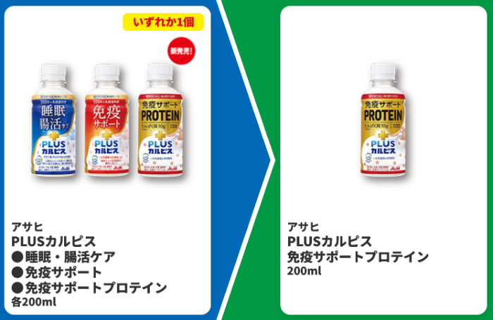 ファミリーマート 1個買うと、1個もらえる1(7/20・7/27まで)