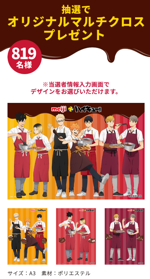 ハイキュー!! オリジナルマルチクロス