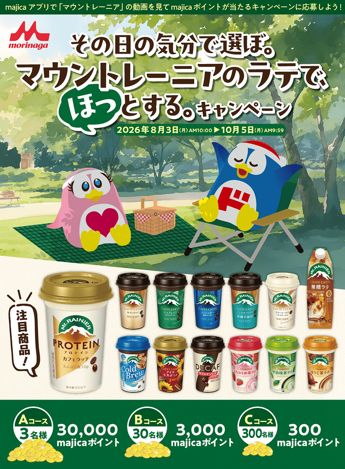 最大30,000majicaポイントが当たるキャンペーン