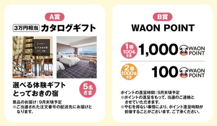 イオンリテール 特別セール 抽選キャンペーン
