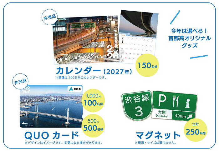 QUOカード1,000円分など
