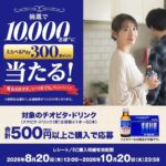 大鵬薬品工業 チオビタドリンク 愛ある日々を、いつまでも。キャンペーン