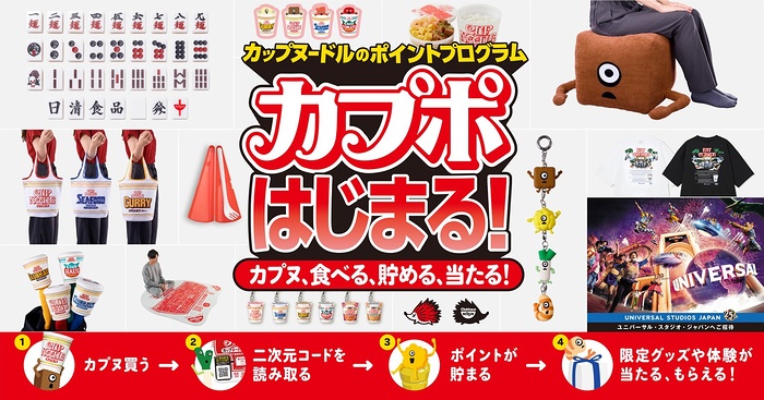 日清食品 カプポ カップヌードル ポイントプログラム