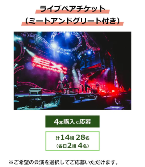 ライブペアチケット